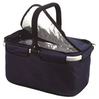 Portátil dobrável cestas de compras com alça de alumínio para venda dobrável cesta de compras cesta de piquenique