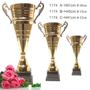 Gold europe art trophy award cup sport models zinc alloy trophy cup