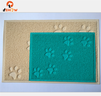 Tapis moderne pour animaux de compagnie, écologique, sans phtalates, sans BPA, en PVC, pour chats, tapis de litière, tapis de protection pour le sol