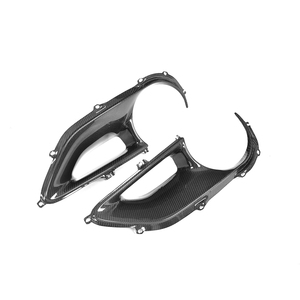 Pura fibra de carbono luz Exterior Trim cubiertas para Ferrari <span class=keywords><strong>488</strong></span> GTB araña 2015- 2017 - Product Image 4