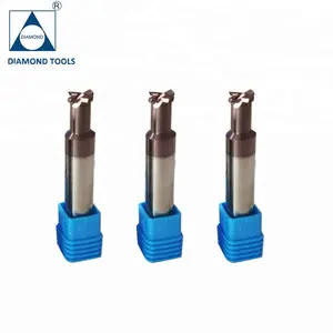 Tungsten carbide nhỏ shank end mill máy cắt cnc chỉ số dao phay công cụ cắt nhà máy cuối cùng