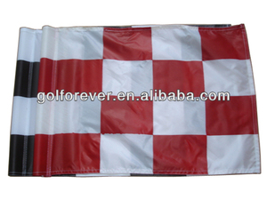 Drapeau de golf en nylon imprimé PEM FFG-03NT 500*360mm pour parcours de golf - Product Image 3