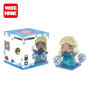 Wisehawk Blocchi <span class=keywords><strong>di</strong></span> Costruzione in Plastica Mini Educativi <span class=keywords><strong>Giocattoli</strong></span> Fai-da-Te <span class=keywords><strong>Frozen</strong></span> - Product Image 1