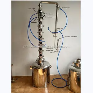 Distillateur d'alcool domestique, petit équipement de distillation, Moonshine, 20 l/100L/200l