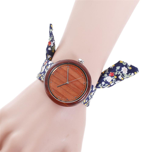 Commercio all'ingrosso <span class=keywords><strong>di</strong></span> Disegno <span class=keywords><strong>di</strong></span> Modo Delle Donne Orologi del Quarzo Della Cinghia <span class=keywords><strong>di</strong></span> Stoffa In <span class=keywords><strong>Legno</strong></span> Orologi Da Polso - Product Image 6