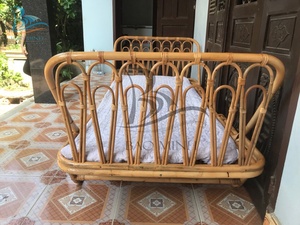 Cama de ratán ecológica para dormitorio, de Vietnam - Product Image 5