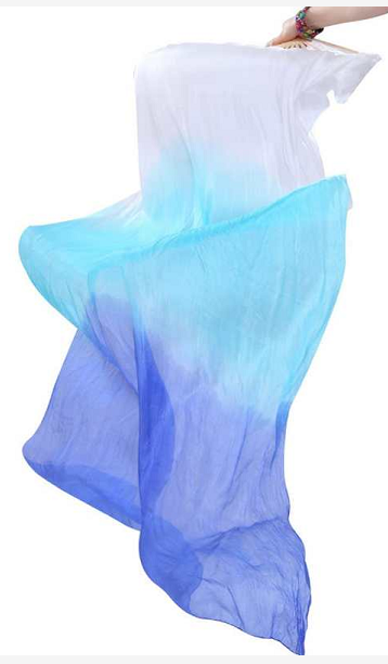 Blanc + turquoise + bleu