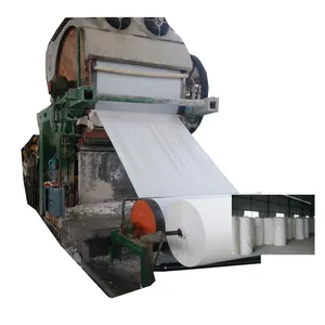 Máquina de fabricación de rollos de papel higiénico, maquinaria de reciclaje de papel de servilleta, venta Global