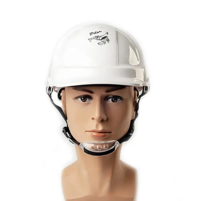 Safety helmet chin strap for construction