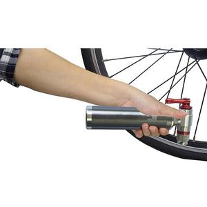 Gonfleur à air portable <span class=keywords><strong>pour</strong></span> vélo avec stockage de <span class=keywords><strong>cartouche</strong></span>, <span class=keywords><strong>cartouche</strong></span> de <span class=keywords><strong>CO2</strong></span> non incluse, mini pompe à <span class=keywords><strong>CO2</strong></span> <span class=keywords><strong>pour</strong></span> vélo de <span class=keywords><strong>route</strong></span> VTT - Product Image 5