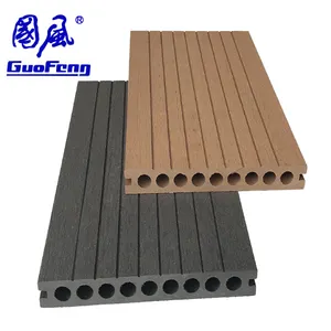 Hout Kunststof Composiet Hout Decking Outdoor Wpc Crack-Slip Decking Goedkope Prijs Wpc Vloeren