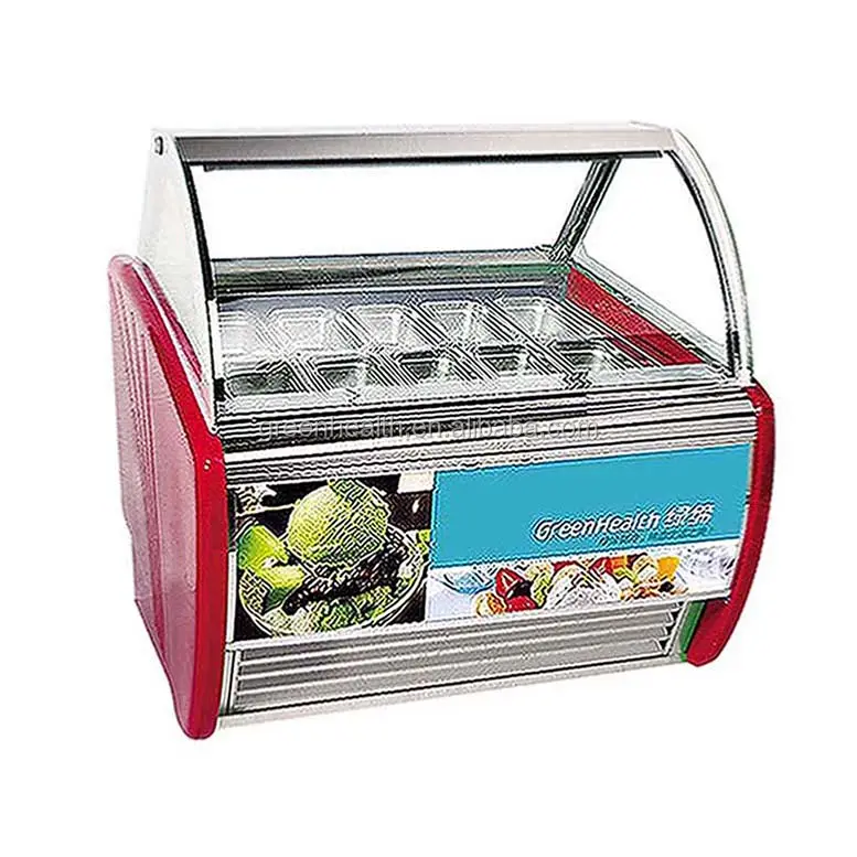 refrigerated sandwich salad prep unit/refrigerated salad display/show case cooler