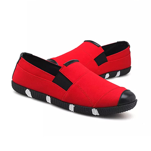 Zapatos mocasines de goma de cuero para hombres - Product Image 2