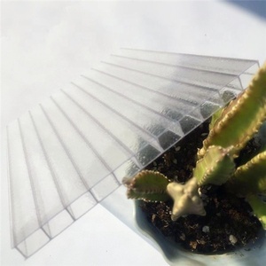 Feuille en <span class=keywords><strong>polycarbonate</strong></span> cellulaire 2 pièces 8mm, feuille colorée à double paroi - Product Image 4