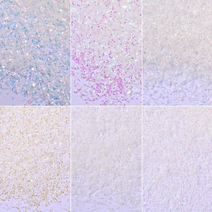 Misscheering 6 pièces/ensemble Paillettes holographiques Aurora blanches pour nail art, poudre scintillante, poussière de sirène, petites paillettes, outils de décoration d'<span class=keywords><strong>ongles</strong></span> DIY - Product Image 4