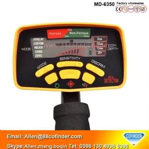 MD-6350 Metropolitana Metal Detector Gold Digger Treasure Hunter MD6350 Professionale Apparecchiature di Rilevamento