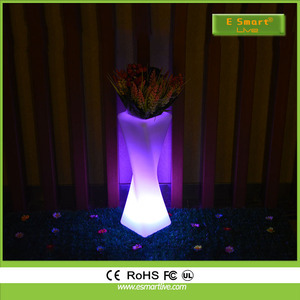 Usine Directe Vente Rechargeable Led Pot De Fleur, led en plastique pots de fleurs <span class=keywords><strong>dans</strong></span> le <span class=keywords><strong>jardin</strong></span> - Product Image 4