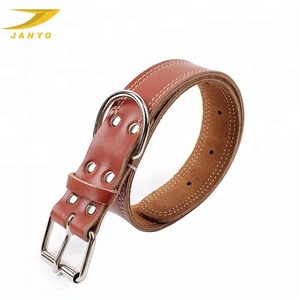 <span class=keywords><strong>Collar</strong></span> de perro de cuero genuino hecho a mano, alta calidad, resistente a la abrasión, venta al por mayor - Product Image 3