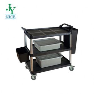 Chariot <span class=keywords><strong>de</strong></span> service pour <span class=keywords><strong>chambre</strong></span> d'hôtel, restaurant, cantine, café, boissons, café, thé, chariot <span class=keywords><strong>de</strong></span> transport en plastique - Product Image 2