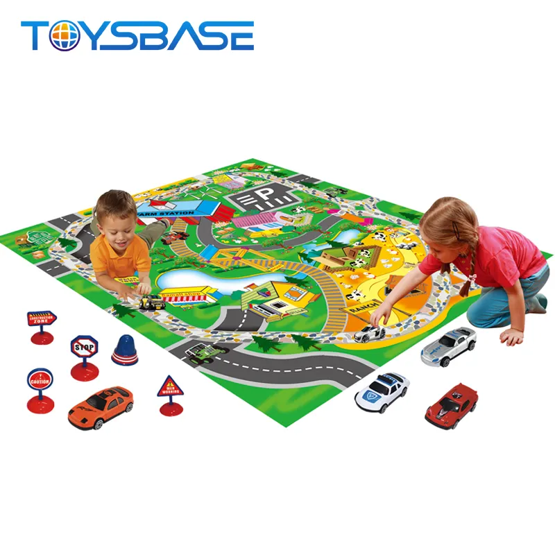 2018 Hot Products Urban Traffic Scene Series Game Mat Hight Quality Baby Soft Carpets With EN71