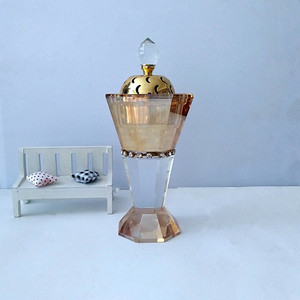 Tazón incensario quemador de incienso de cristal conjunto - Product Image 6
