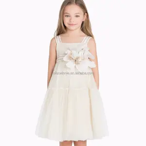 OEM latest fashion kids dress flower girls elegant party dress