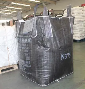 High quality baffle type FIBC big bag for carbon black sun block dust-proof UN certification