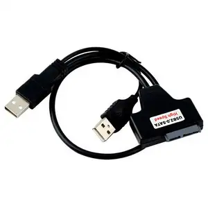 USB 2.0 a 7 + 6 13 pin portátil SATA CD/DVD/blu-ray Unidad óptica cable adaptador promoción