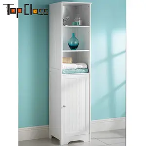 Mới Phổ Biến Hiện Đại Bằng Gỗ Vanity Phòng Tắm Rửa Lưu Vực Góc Nhà Vệ Sinh Tủ