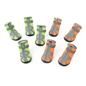 Pet accessory importers Anti-Slip hiking boots sport breathable dog shoes