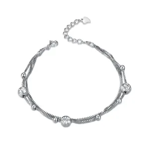 Schnelle Lieferung S925 Lady Armbänder Kabel kette Armband 925 Silber Armbänder