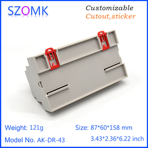 Fabbricazione di custodie per scatole di plastica a parete su guida Din AK-DR-43 - Product Image 3