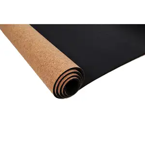 Cork Yoga Mat Wholesale Eco Friendly CorkとRubber Combo Quality Yoga Mat Pilates & Fitness MatとCustomized Logo