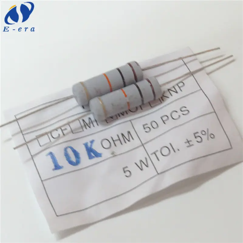 50pcs carbon film resistor 1M 1/4W 5% thru-hole free shipping form canada