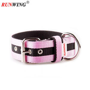 Collar de perro acolchado suave ajustable de 25mm de ancho de lujo para perros Bully, Material de nailon de <span class=keywords><strong>20</strong></span> colores para entrenamiento de perros pequeños, medianos y grandes - Product Image 6