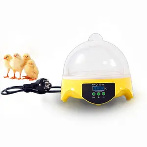 Meilleur prix Mini incubateurs d'oeufs d'oie de canard de poulet numérique entièrement automatique solaire 7 Machine à couver à vendre