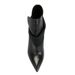 Vente en gros de bottes <span class=keywords><strong>élastique</strong></span>s à la cheville noires pour banquet pointues - Product Image 4