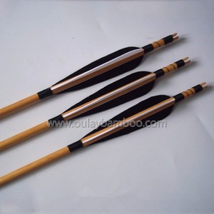 ลูกธนูไม้ไผ่ Selfnock พร้อมขนนกไก่งวงแบบ <span class=keywords><strong>Machu</strong></span> Cutting จำนวน 4 ชิ้น - Product Image 2