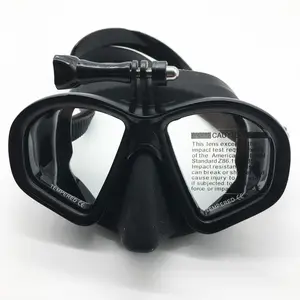 Masker Selam dengan Dudukan Kamera untuk Menyelam Skuba, Snorkeling, Menyelam Bebas