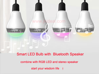 Amplificateur domestique JK102, haut-parleur musical avec ampoule LED, lumières colorées