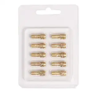 Juego de Mini pinzas de cobre y latón para taladro giratorio, Set de mandril rápido de 0,5mm-3,2mm, 10 unidades, gran oferta