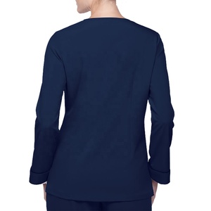 <span class=keywords><strong>Divisa</strong></span> Ospedaliera a Maniche Lunghe Economica all'Ingrosso, Set Uniforme per Infermieri, Abbigliamento Medico in Spandex/Poliestere - Product Image 6