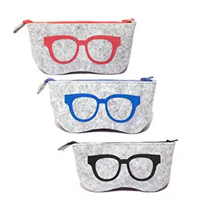 Fühlte Sonnenbrille Tasche Brillen fällen Für Frauen Brillen Zubehör