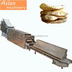 Arabic bread maker machine / Arabic bread maker baker and cooling conveyor / Arabic bread making production line