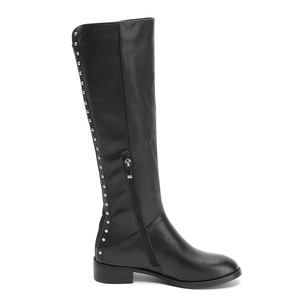 WETKISS Occidentale di Modo Su Ordinazione di Inverno Scarpe <span class=keywords><strong>Stivali</strong></span> di Pelle Nera Mezza <span class=keywords><strong>Stivali</strong></span> Alti Al Ginocchio Scarpe <span class=keywords><strong>Da</strong></span> Donna Piatta Cavallo <span class=keywords><strong>Stivali</strong></span> <span class=keywords><strong>Da</strong></span> Equitazione - Product Image 5