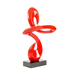 <span class=keywords><strong>Escultura</strong></span> <span class=keywords><strong>Abstracta</strong></span> Roja Moderna de Fábrica - Product Image 4