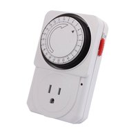 Temporizador programable de 24 horas, interruptor Universal 220V 16A, enchufe europeo, enchufe de la UE, temporizador mecánico de estilo moderno