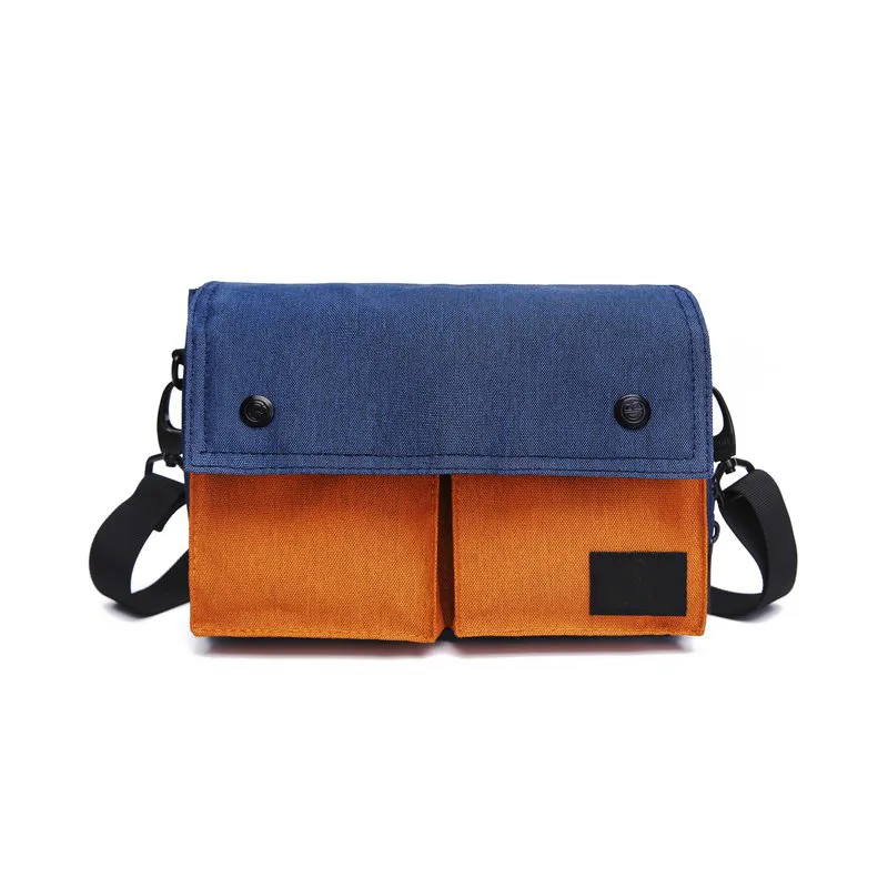 Custom Logo Outdoors Cycle Vintage Canvas travel Waterproof Oxford Crossbody Pouch Shoulder Messenger Bag