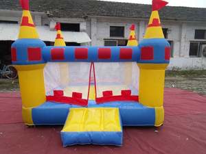 Château plein d'entrain <span class=keywords><strong>gonflable</strong></span> de maison de videur de <span class=keywords><strong>mini</strong></span> prix bon marché d'usine de la Chine pour le jeu d'arrière-cour d'enfants - Product Image 2