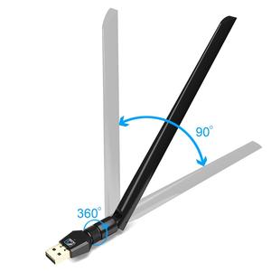 Tốt nhất ac650mbps USB <span class=keywords><strong>Adapter</strong></span> với Realtek rtl8811 5dB Antenna 802.11ac mạng LAN thẻ tốc độ cao Wifi - Product Image 3